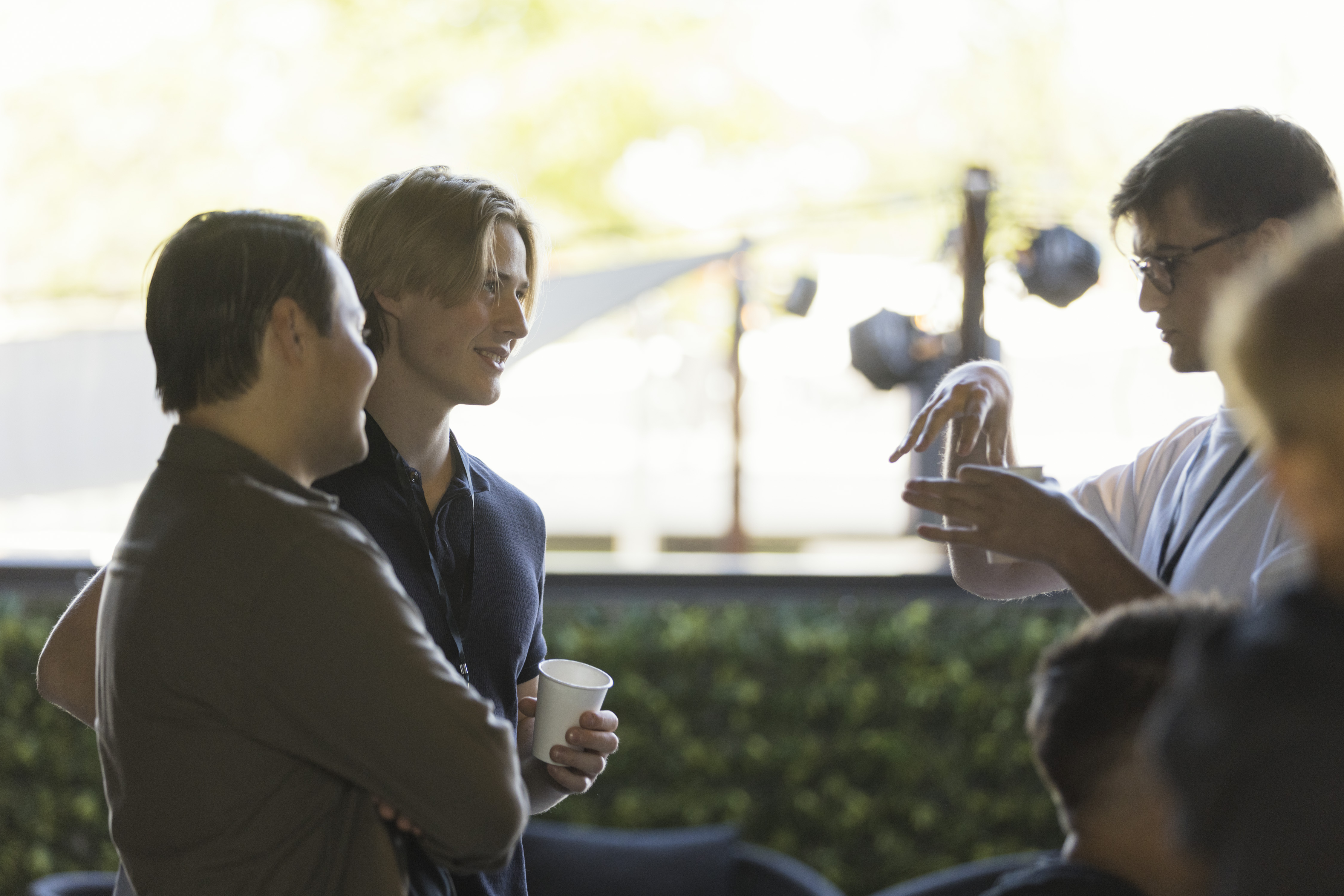 Networking at Founder OS event