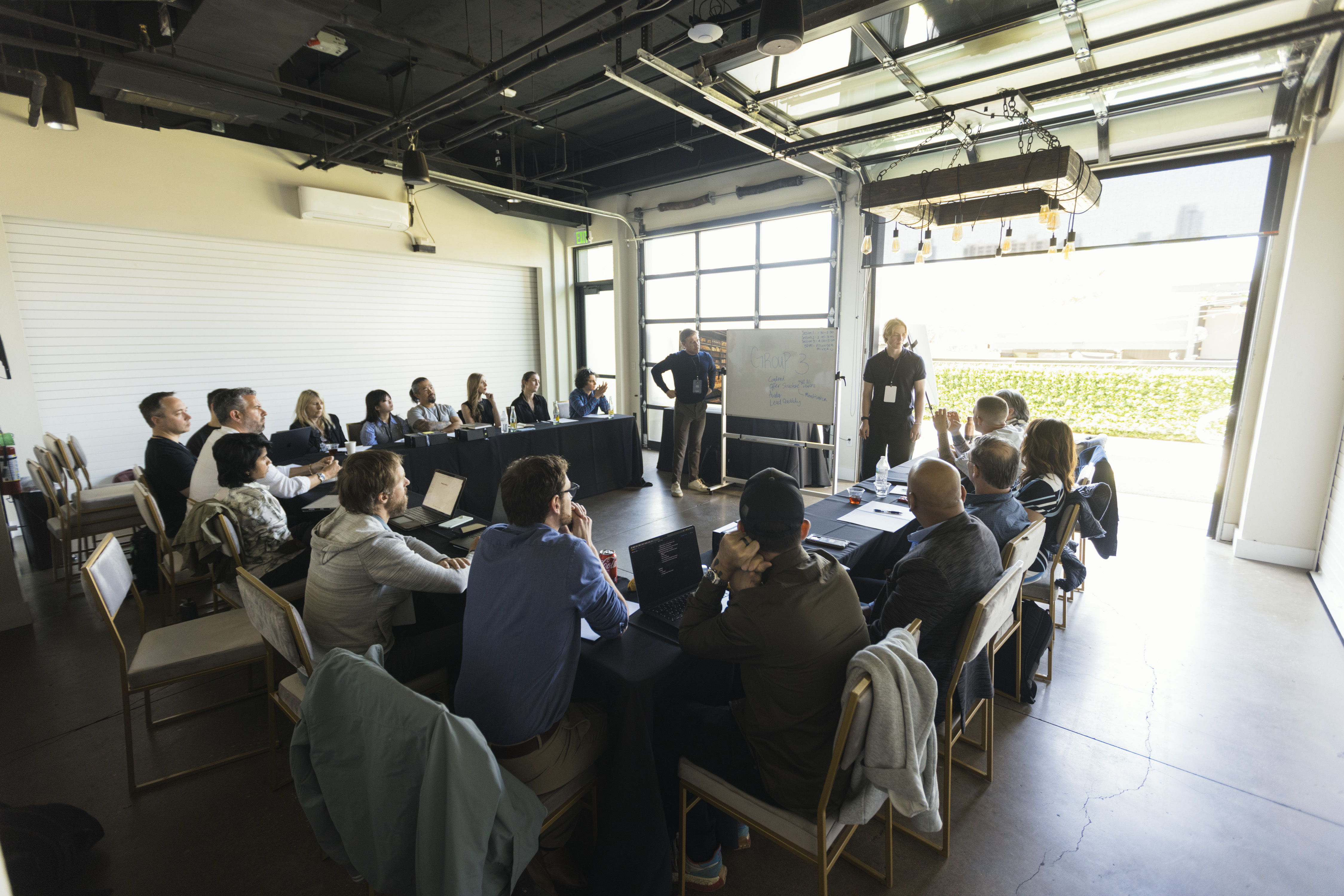Nils teaching at Founder OS Austin